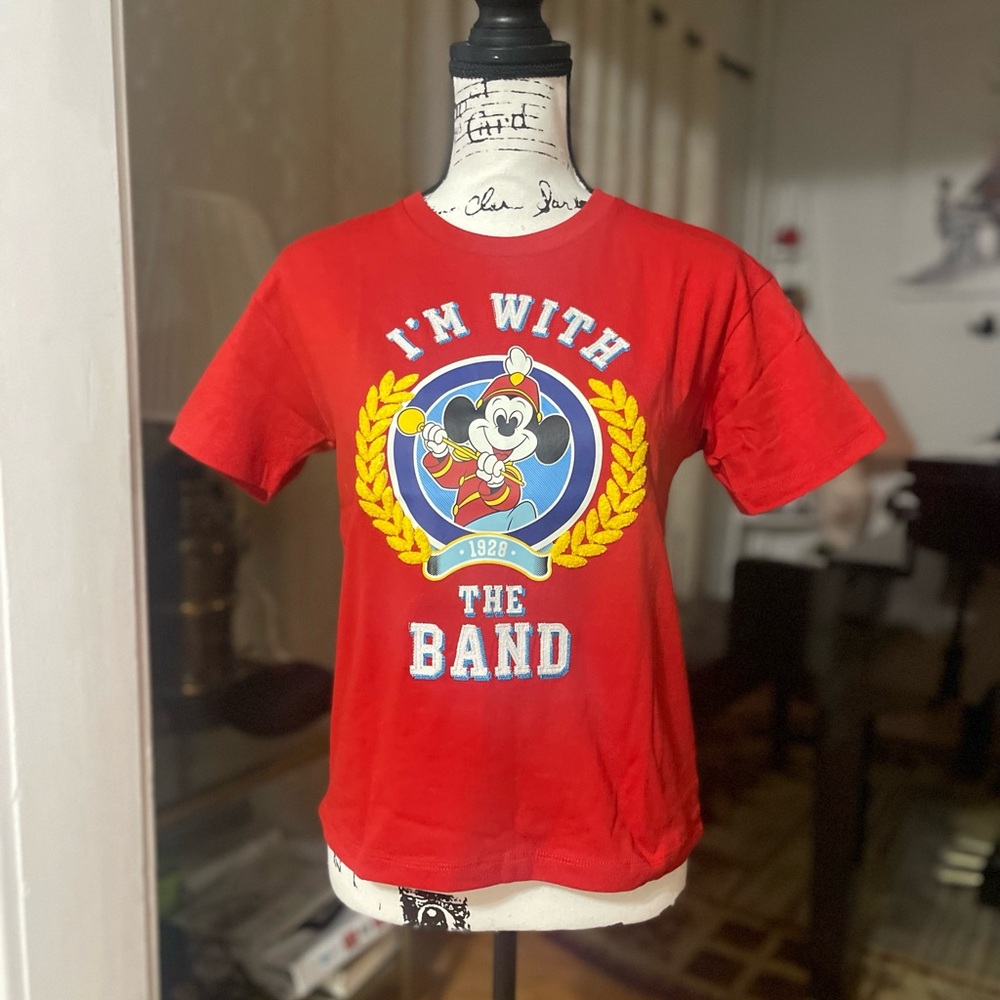 NWT Boy’s Size Small (8-10Yrs) Macy’s X Disney I’m With The Band Micke Mouse